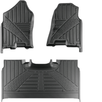 Alfombrillas personalizadas Bludrax para DODGE RAM 1500 2019-2022 | Material TPE y protección para todo tipo de clima